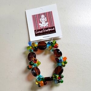 Global Girlfriend Tara Projects Multicolor Beaded  Bracelet